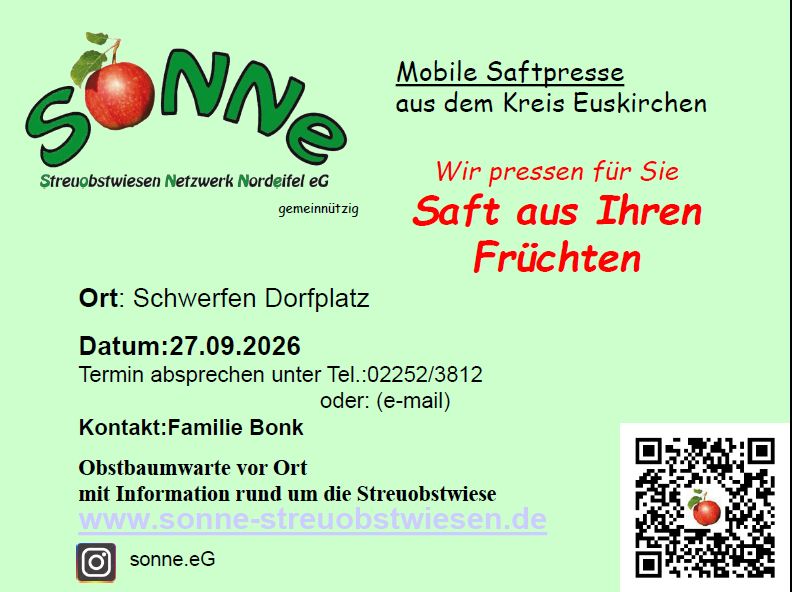 Mobile Saftpresse